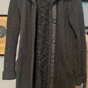 Marmot Charcoal Button-Up Cardigan